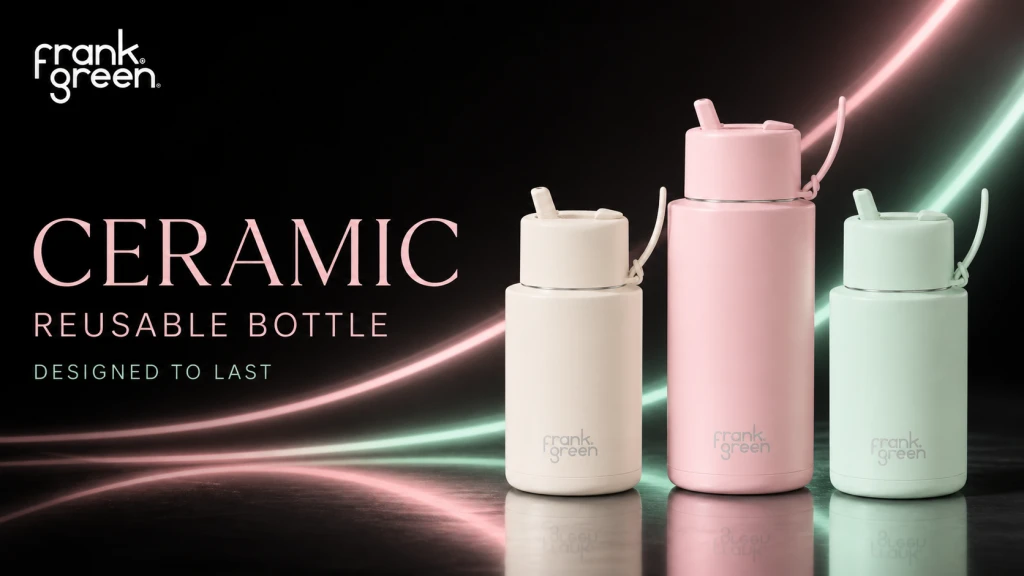 FRANK GREEN CERAMIC BOTTLE